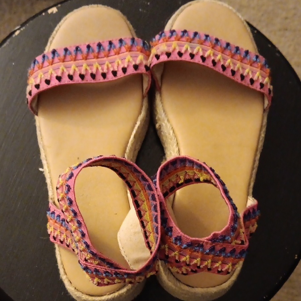 Wonder Nation Pink and Blue Kids Sandals